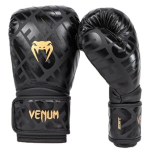 venum contender 1.5 xt boxing gloves black/gold 10 oz
